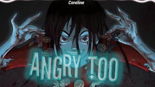 【NIGHTCORE】- Lola Blanc - Angry Too (Villain Song Version) + (Lyrics)