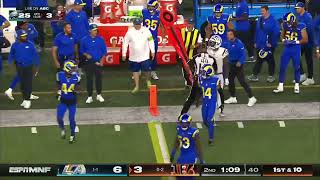 Ja’Marr Chase 2023 NFL Game Highlights vs Rams | THH