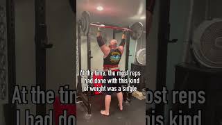 Strict Overhead Press Throwback | Major Strongman Progress #shorts #shortsfeed