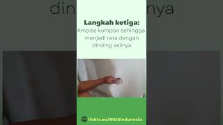 Memperbaiki Cat Dinding yang Rusak (Blister) dengan Sangat Mudah! Hanya Dengan ROJE DS #shorts #diy