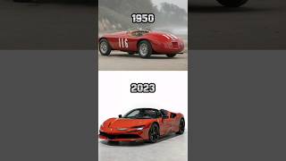 Evolution Of Ferrari Cars 1950 - 2023