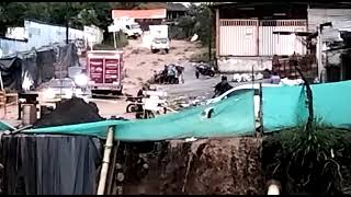 Efectos del manejo de la Canteras en Pereira? aguas lluvias discurren como ríos por calles y barrios