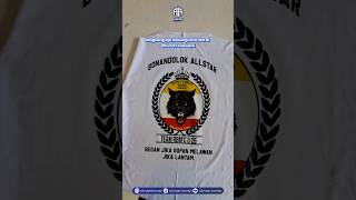 Sablon DTF buat kaos satuan memang mantap gaes #alfurizqeekonveksi #sablon #kaoscustom