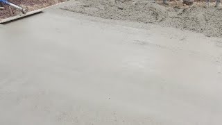 New Concrete Driveway Install !