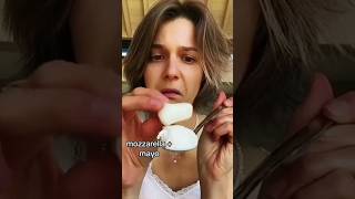 mozarella ditambahin mayo #youtubeshorts #zafira #asmr