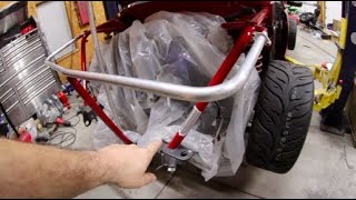 REBUILDING MY MIGHTY MAX DRIFT TRUCK: ALL ALUMINUM TUBE FRONT FABRICATION - REBUILD EP 2