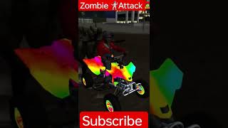 Zombie Attack🧟 Indian Bike Driving 3d🔥 #shortvideo #vairalvideo #trending #zombieshorts #shorts