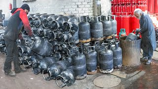 The Process of Making Gas Cylinder | Mass Production Factory