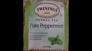 Tea Reviews - Twinings Pure Peppermint