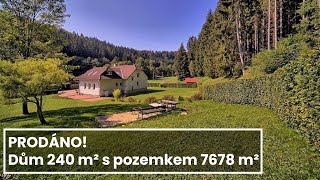 PRODÁNO | Dům 240 m² s pozemkem 7678 m² - Jindřichov, okres Šumperk