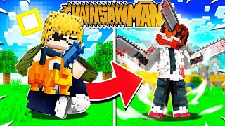 Minecraft pe Chainsaw man Addon! MCPE Chainsaw Man Mod! 1.19+