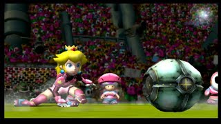 Super Mario Strikers Charged Fire Cup (Extreme Difficulty) With Peach (Random Sidekicks Characters)