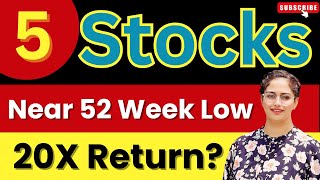 52 Week Low Stocks 💥 | Diversify Investment