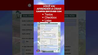 Crie PDF com campos editáveis!