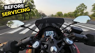 148 KMPH : BEFORE 1ST SERVICING | HERO KARIZMA XMR 210 | AJR7 - [Moto mystique]