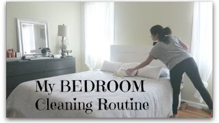 My BEDROOM Cleaning Routine|E D I T H