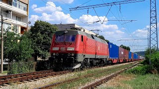 Влак на DB Cargo с локомотив 86 017, през Провадия