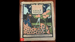 Peninsular Paper Company 1905 Lovely Sample Printing Book | Brian DiMambro Virtual Book Tour