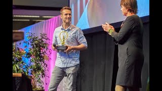 SURF Onderwijsaward uitreiking aan Barend Last