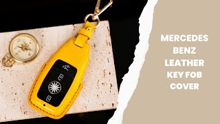 Mercedes Benz Leather Key Fobs cover for 2019-2021 model - Installing guide