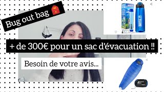 BUG OUT BAG 🎒# Les articles que j'ai sélectionné... ⁉️# Sac d'évacuation d'urgence 👍