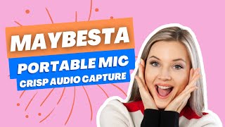 Crisp Audio Capture with the Maybesta Microphone - Enhance Your Phone Videos!