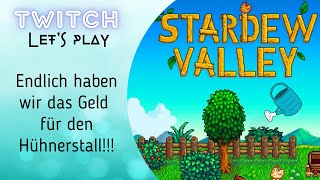 Ich spiele Stardew Valley 003 || Frühling Tag 20 bis Sommer Tag 2 || endlich ein Hühnerstall!