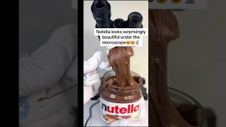 Nutella under the microscope #microscope #Nutella #shortfeed #shorts