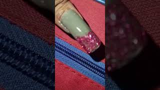 Shimmer nail art