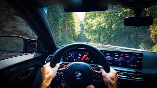 raw BMW M2 POV drive through rocky road