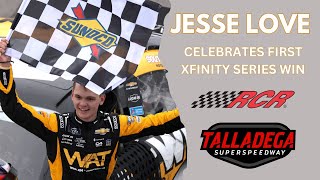 INTERVIEW: Jesse Love's First Xfinity Series Win | Richard Childress Racing