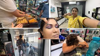 makeup practice | momos party #momoslover #rubnic #vlogs