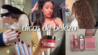 dicas de beleza: você precisa para ter um glow up! *cabelo, rotina, corpo, unhas*🎀