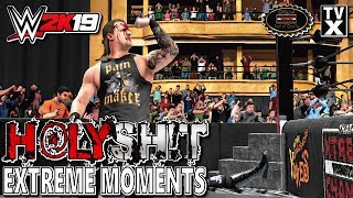 WWE 2K19 | Extreme Moments | Brutal Bumps | Epic Spots | Fails | Glitches | H@LY SH!T [Ep.194]