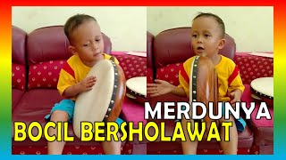 Merdunya Bocil Melantunkan Sholawat