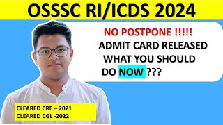 OSSSC RI/ARI/AMIN/ICDS/CRE ADMIT CARD RELEASED!!!!!!!!!!!!!!!!!!!!!!!!!!!!!!!!!!!NO POSTPONE