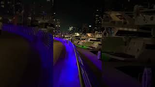 Habibi welcome to  Luxury yacht parked while going to Mama Zonia 7 pier at Dubai marina 🏙️ #dubai