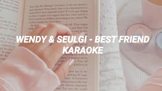 WENDY & SEULGI - 'Best Friend' KARAOKE with Easy Lyrics