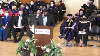 Matriculation 2021 - Land Acknowledgement (Marcus Dawson)