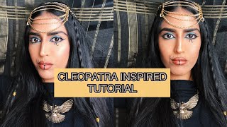 CLEOPATRA EGYPTIAN QUEEN INSPIRED TUTORIAL | HALLOWEEN 2020