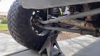 2009 Jeep Wrangler Dana 30 axle seal replacement