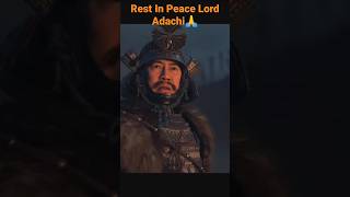 Rest In Peace Lord Adachi Ghost Of Tsushima #shorts