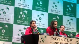 Feliciano Lopez at USA-Spain Davis Cup Draw Presser