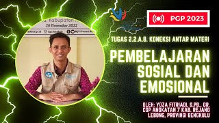 TUGAS 2.2.A.8  KONEKSI ANTAR MATERI PEMBELAJARAN SOSIAL DAN EMOSIONAL