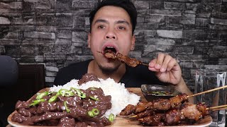 PORK DINUGUAN AT PORK BARBECUE MUKBANG