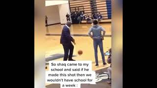 #shorts Shaq fumbled the bag HARD for this high school 💀😭