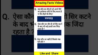 Very Interesting GK questions || 🤔 ऐसी कौन सी चीज है जो आग में जलती नहीं और पानी में डूबती नहीं😋