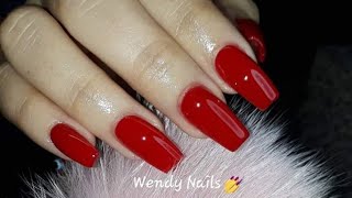 Uñas ROJAS / WENDY ROMERO NAILS 💅🏻