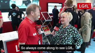 Primary Goals visit the LGfL stand at BETT 2023