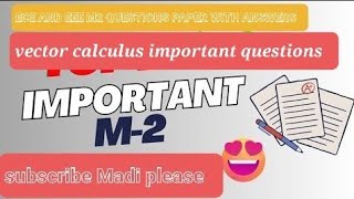 M2 very important Questions 2024 | M2 Fixed Questions||model questions and answers